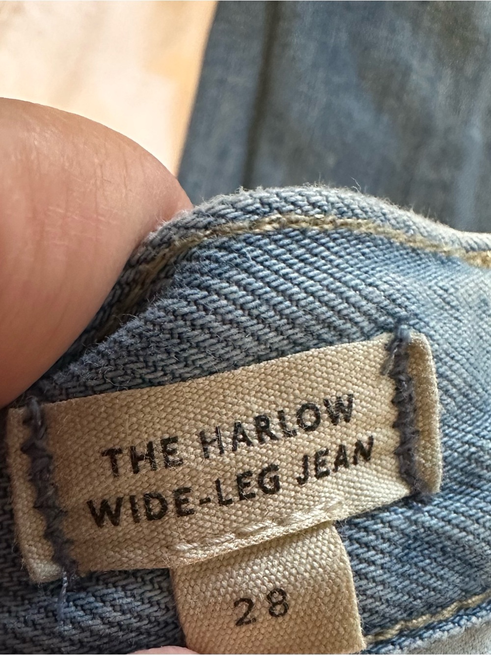 Madewell Light Blue The Harlow High Waist Wide Leg Jeans size 28 - 6 - Picture 9 of 9